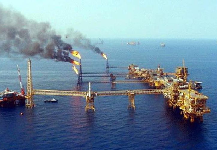 Explotación de petróleo en el mar